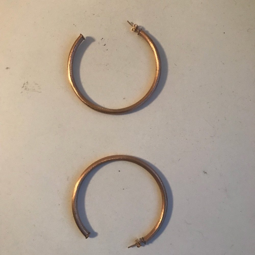 Sheila Fajl Classic Rose Gold Hoops